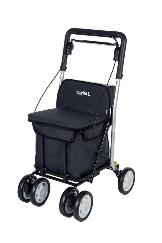carlett-shop-walker-shopping-cart-with-seat, Carlett Shop Walker - Shopping Cart with Seat, 