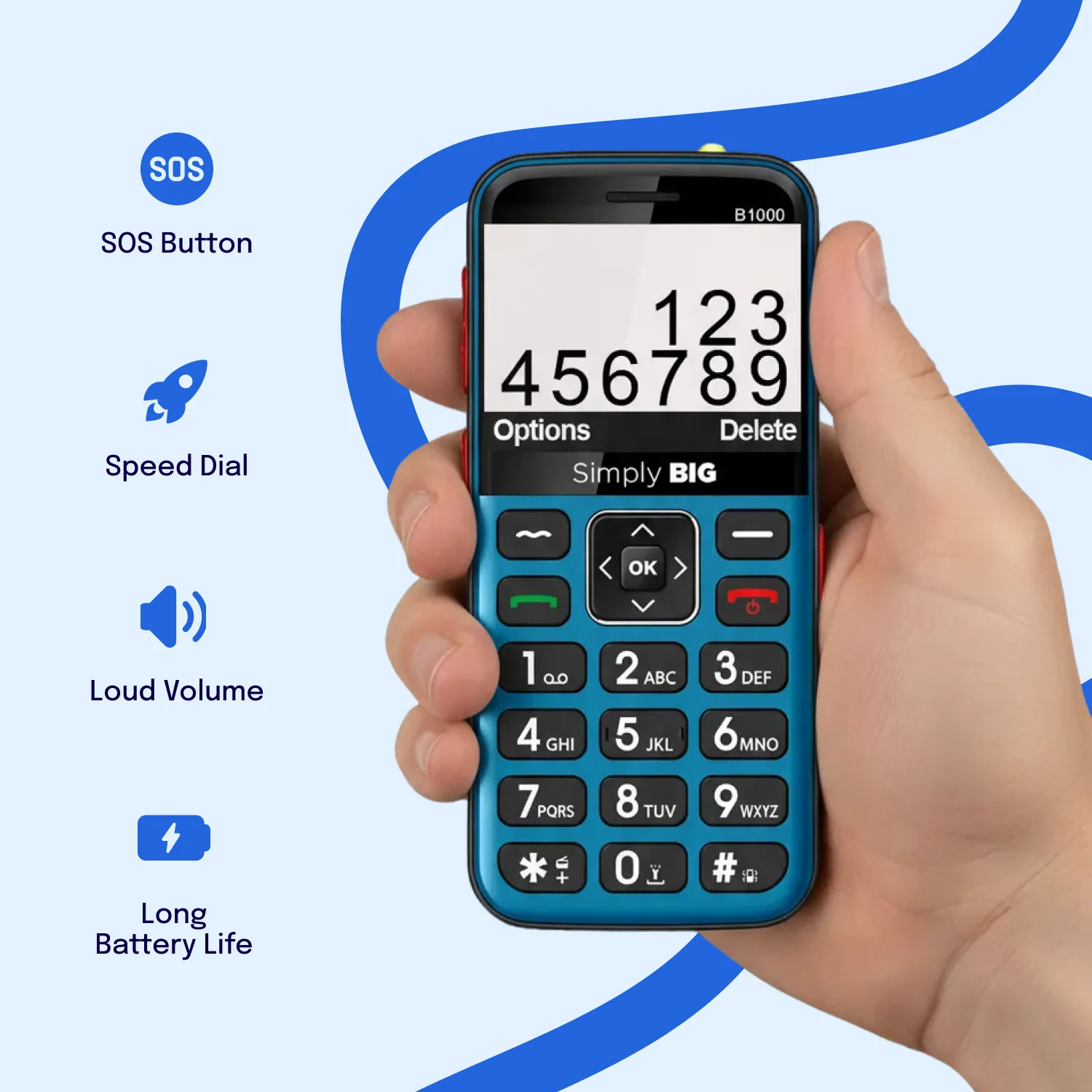 , 4G Mobile Phone for Seniors, 
